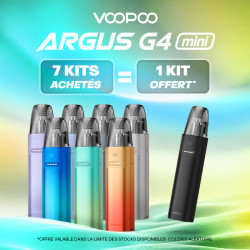 Pack Offre - Kit Pod Argus G4 Mini 1650mAh - Voopoo 7+1