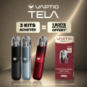Pack Offre - Kit Pod Tela 1500mAh - Vaptio 3+1 pack de cartouches