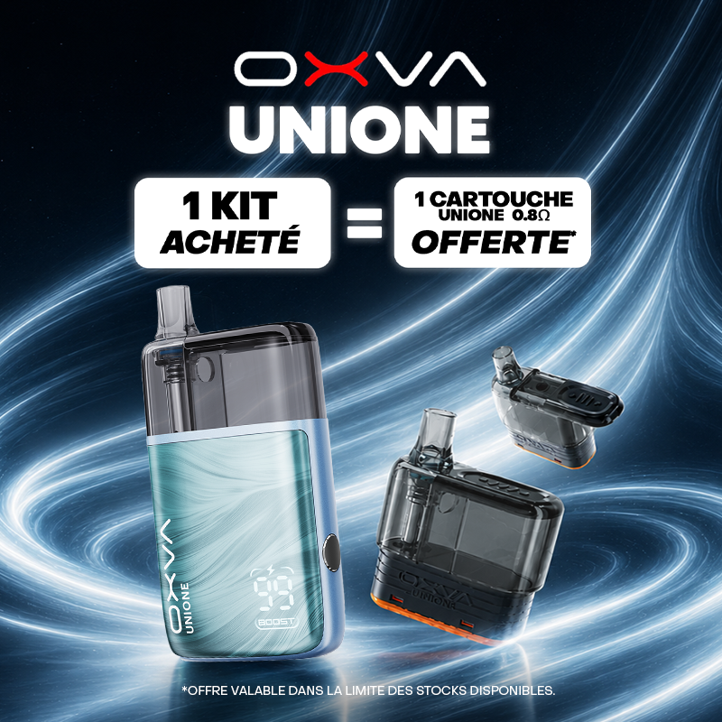 Pack Offre - Kit Pod Unione 1100mAh - OXVA 1+1 cartouche