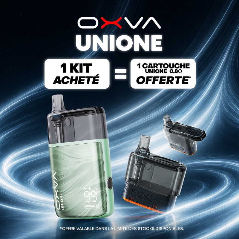 Pack Offre - Kit Pod Unione 1100mAh - OXVA 1+1 cartouche