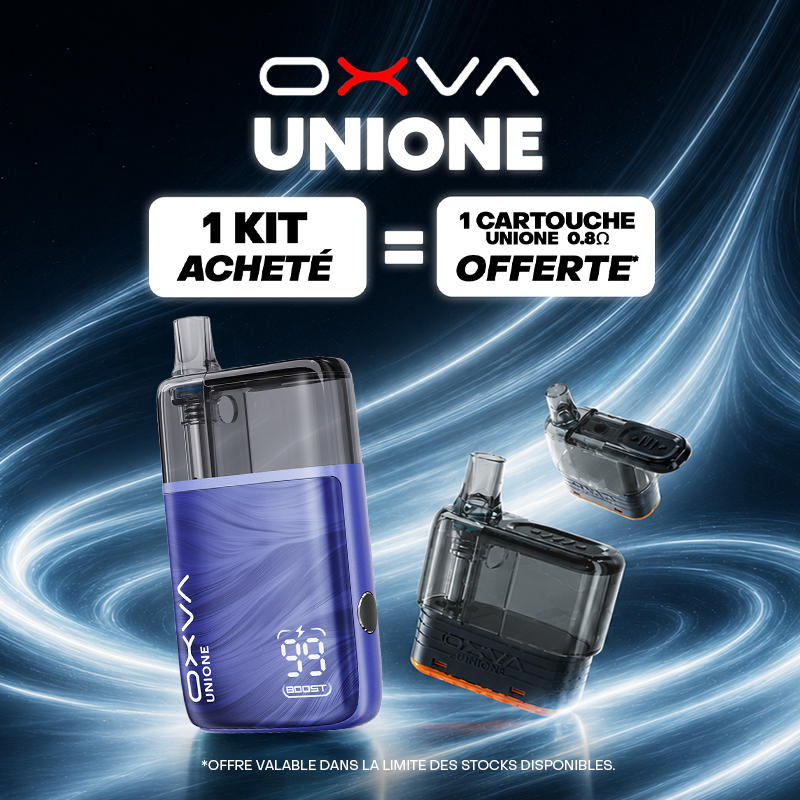 Pack Offre - Kit Pod Unione 1100mAh - OXVA 1+1 cartouche