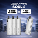 Pack Offre - Kit Pod Soul 2 2100mAh - Geekvape 3+1