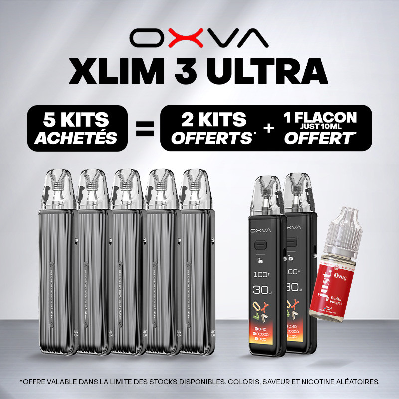 Pack Offre - Kit Pod XLIM 3 Ultra 1500mAh - OXVA 5+2+1