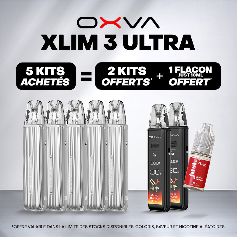 Pack Offre - Kit Pod XLIM 3 Ultra 1500mAh - OXVA 5+2+1
