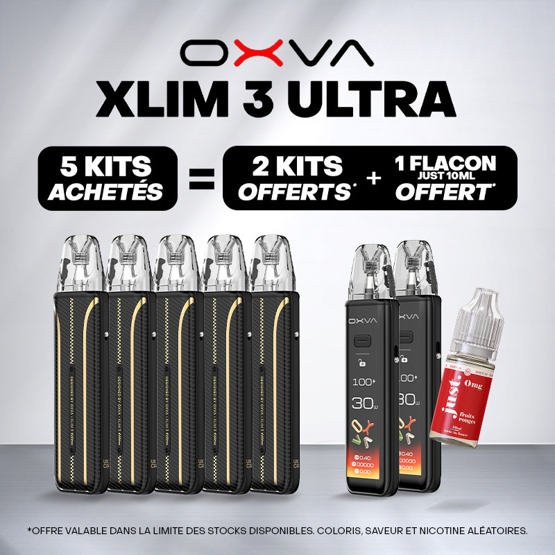 Pack Offre - Kit Pod XLIM 3 Ultra 1500mAh - OXVA 5+2+1
