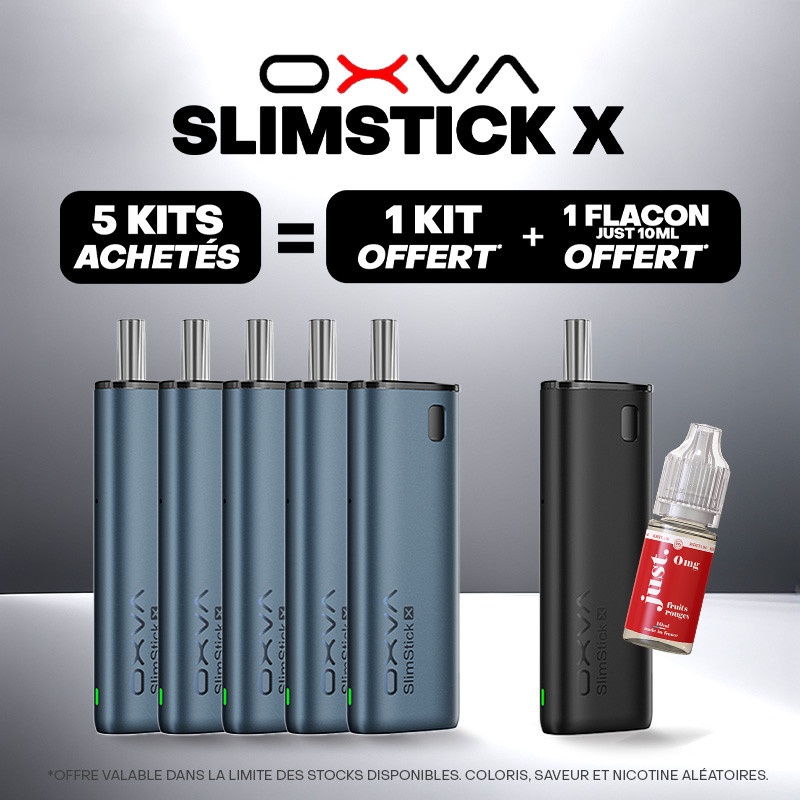 Pack Offre - Kit Pod SlimStick X 1400mAh - OXVA 5+1+1