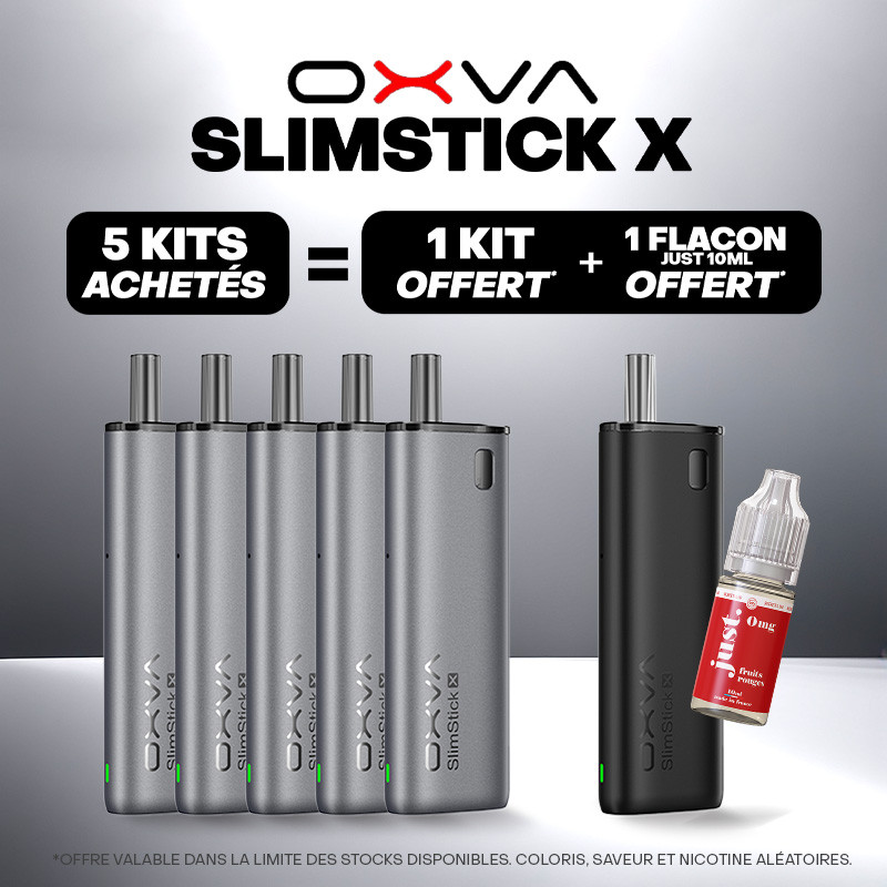 Pack Offre - Kit Pod SlimStick X 1400mAh - OXVA 5+1+1