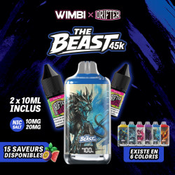 Puff The Beast 45K Glacial Warden 750mAh 20ml - Wimbi x Drifter