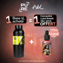 Pack Offre - Base DIY 1L Mix&Go 30/70 - PURE 1+1 Luna 30ml