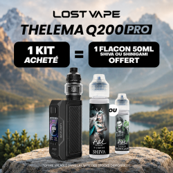 Pack Offre - Kit Thelema Q200 Pro avec Centaurus Sub Ohm V2 - Lost Vape 1+1