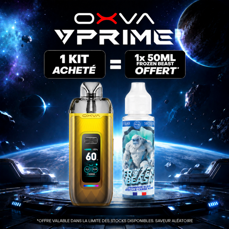 Pack Offre - Kit Pod VPrime 2600mAh - OXVA 1+1x50ml
