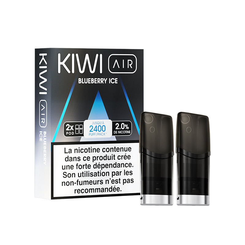 Pod pré-rempli Kiwi Air 2ml - Kiwi Vapor (pack de 2)