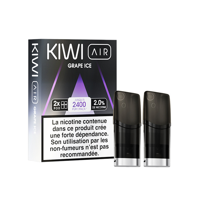 Pod pré-rempli Kiwi Air 2ml - Kiwi Vapor (pack de 2)