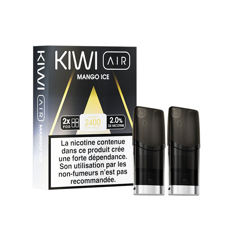 Pod pré-rempli Kiwi Air 2ml - Kiwi Vapor (pack de 2)