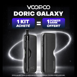 Pack Offre - Kit Pod Doric Galaxy 1800mAh - Voopoo 1+1 powerbank