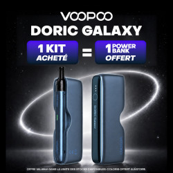 Pack Offre - Kit Pod Doric Galaxy 1800mAh - Voopoo 1+1 powerbank