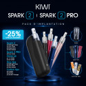 Pack Implantation Spark 2 Series - Kiwi Vapor