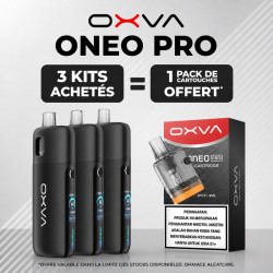 Pack Offre - Kit Pod ONEO Pro 2100mAh - OXVA 3+1 pack de cartouches