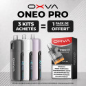 Pack Offre - Kit Pod ONEO Pro 2100mAh - OXVA 3+1 pack de cartouches