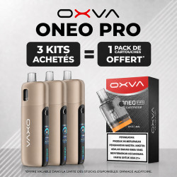 Pack Offre - Kit Pod ONEO Pro 2100mAh - OXVA 3+1 pack de cartouches