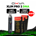 Pack Offre - Kit Pod XLIM PRO 2 DNA 1300mAh - OXVA 1+3 pack de pods