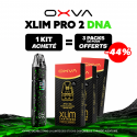 Pack Offre - Kit Pod XLIM PRO 2 DNA 1300mAh - OXVA 1+3 pack de pods