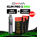 Pack Offre - Kit Pod XLIM PRO 2 DNA 1300mAh - OXVA 1+3 pack de pods