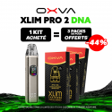 Pack Offre - Kit Pod XLIM PRO 2 DNA 1300mAh - OXVA 1+3 pack de pods