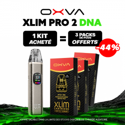 Pack Offre - Kit Pod XLIM PRO 2 DNA 1300mAh - OXVA 1+3 pack de pods