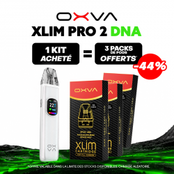 Pack Offre - Kit Pod XLIM PRO 2 DNA 1300mAh - OXVA 1+3 pack de pods