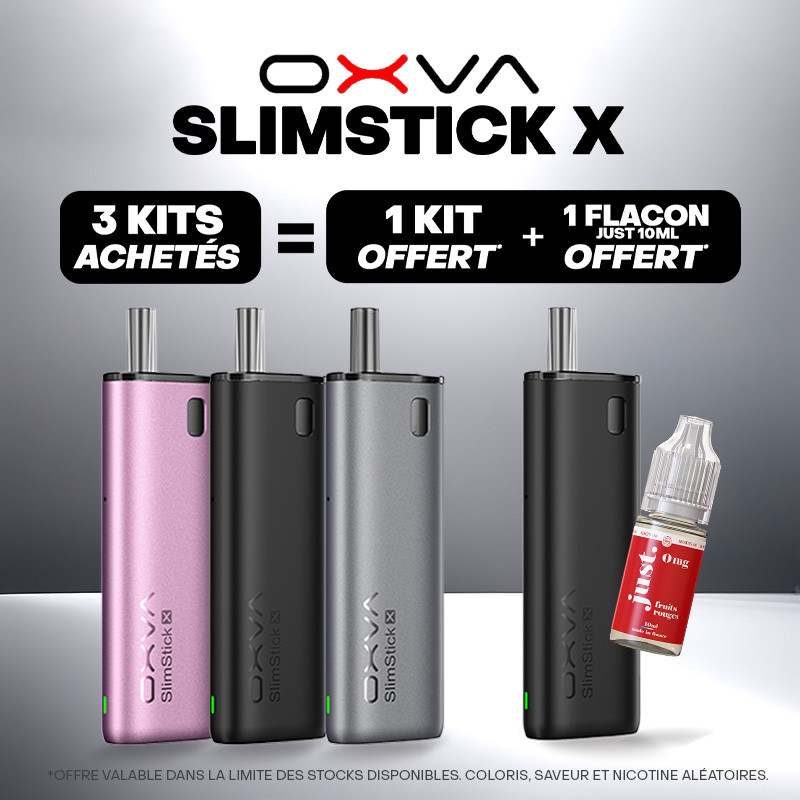 Pack Offre - Kit Pod SlimStick X 1400mAh - OXVA 3+1+1