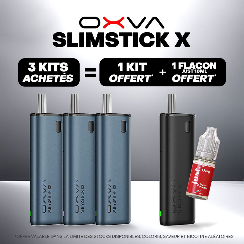 Pack Offre - Kit Pod SlimStick X 1400mAh - OXVA 3+1+1