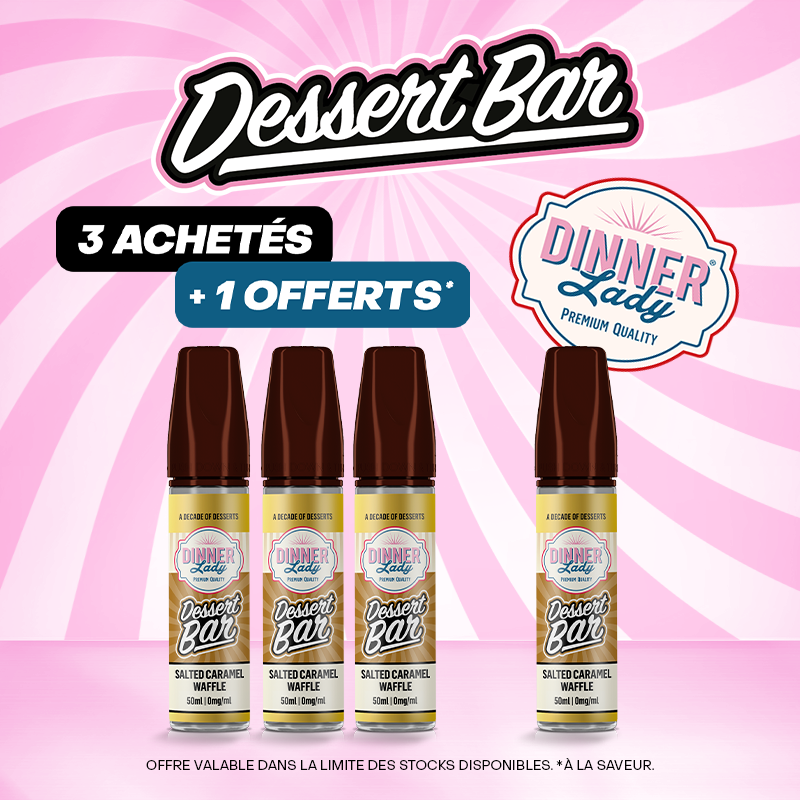 Pack Offre Dessert Bar 50ml - Dinner Lady 3+1