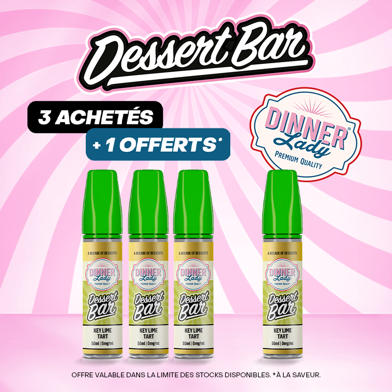 Pack Offre Dessert Bar 50ml - Dinner Lady 3+1