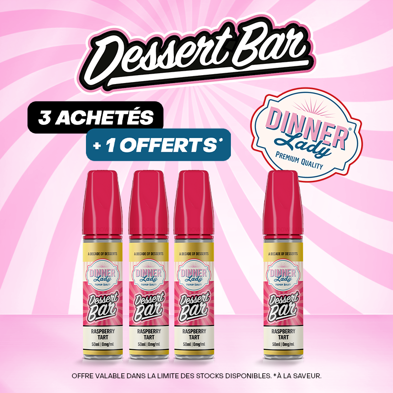 Pack Offre Dessert Bar 50ml - Dinner Lady 3+1