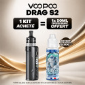 Pack Offre - Kit Pod Drag S2 avec PnP-X - Voopoo 1+1x50ml