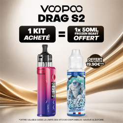 Pack Offre - Kit Pod Drag S2 avec PnP-X - Voopoo 1+1x50ml