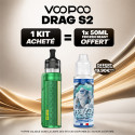Pack Offre - Kit Pod Drag S2 avec PnP-X - Voopoo (new colors) 1+1x50ml
