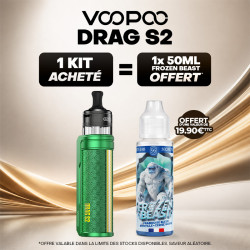 Pack Offre - Kit Pod Drag S2 avec PnP-X - Voopoo (new colors) 1+1x50ml