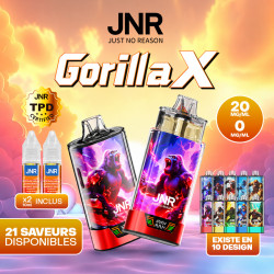 Puff Gorilla X 43K 1000mAh 22ml 0/20mg - JNR