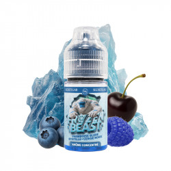 Concentré Framboise Bleue Myrtille Cerise Noire 30ml Frozen Beast - SECRET'S LAB