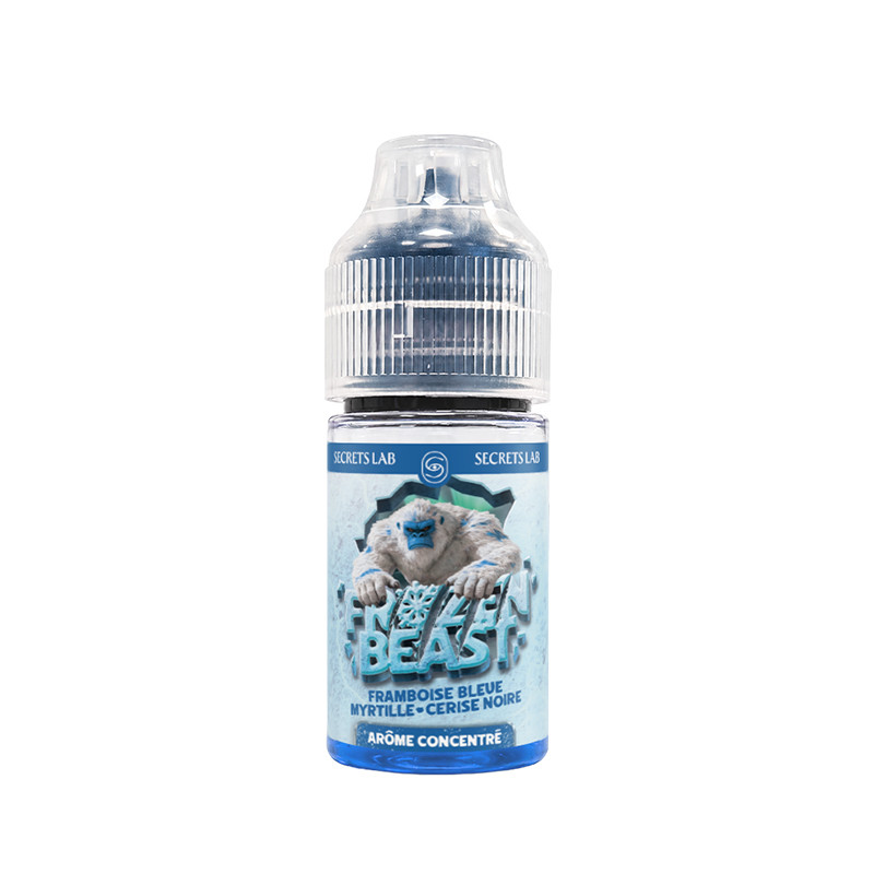 Concentré Framboise Bleue Myrtille Cerise Noire 30ml Frozen Beast - SECRET'S LAB