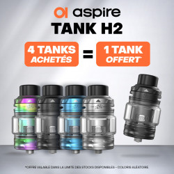 Pack Offre - Clearomiseur H2 7ml - Aspire 4+1