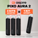 Pack Offre - Kit Pod Pixo Aura 2 1800mAh - Aspire 3+1