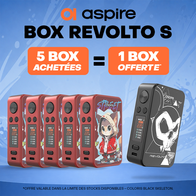 Pack Offre - Box Revolto S - Aspire 5+1