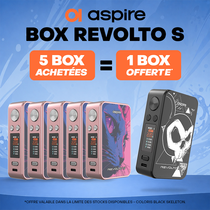 Pack Offre - Box Revolto S - Aspire 5+1