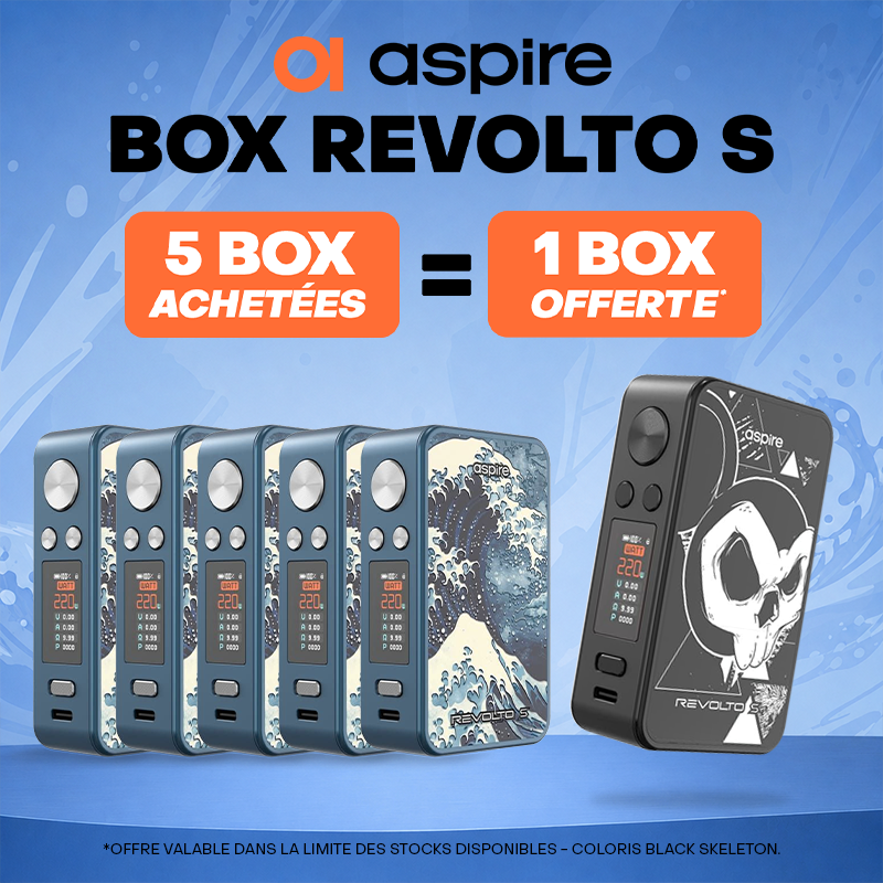 Pack Offre - Box Revolto S - Aspire 5+1