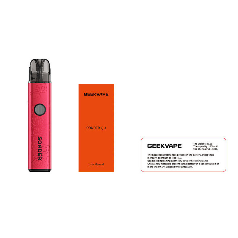 Kit Pod Sonder Q3 1750mAh - Geekvape