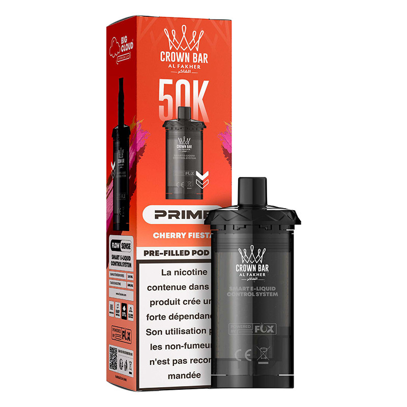 Cartouche HyperMax Prime Crown Bar 50K 20ml - Al Fakher
