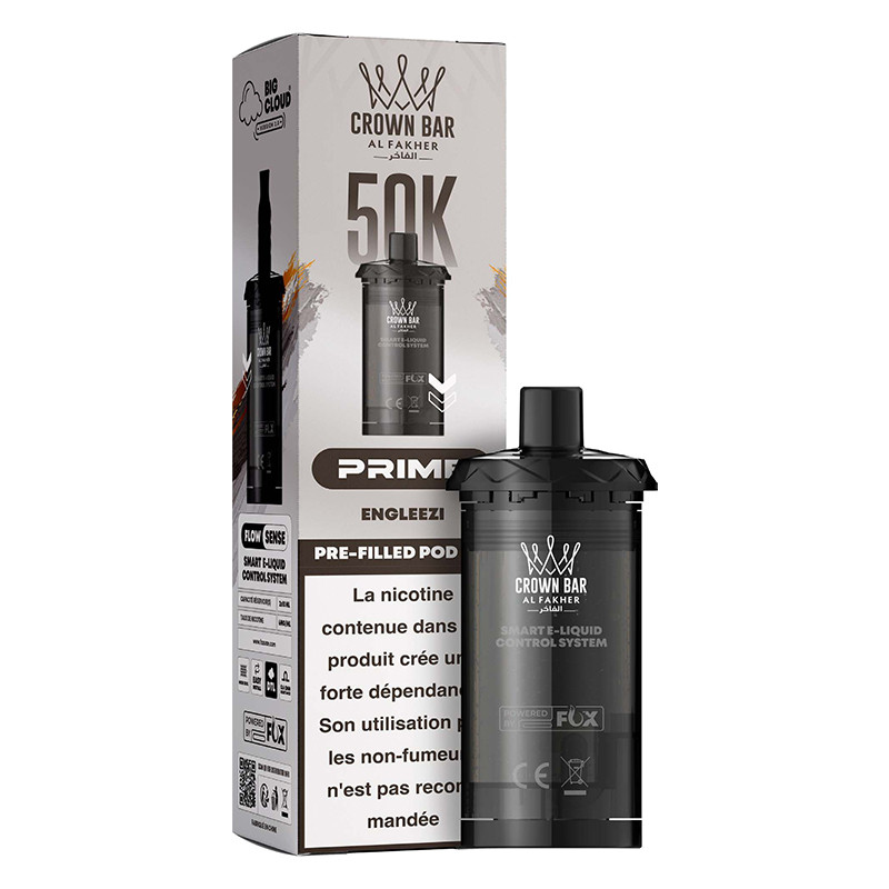 Cartouche HyperMax Prime Crown Bar 50K 20ml - Al Fakher